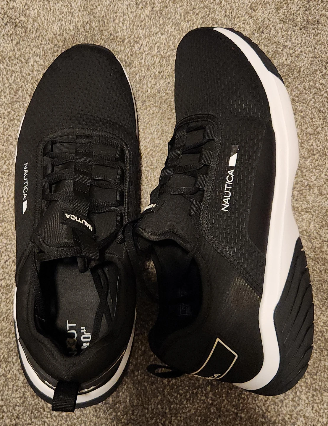 Nautica Black Running Shoes