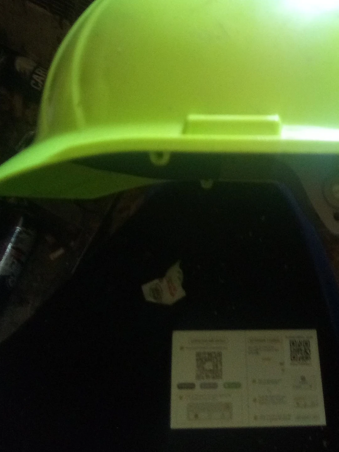 Lime Green Hard Hat