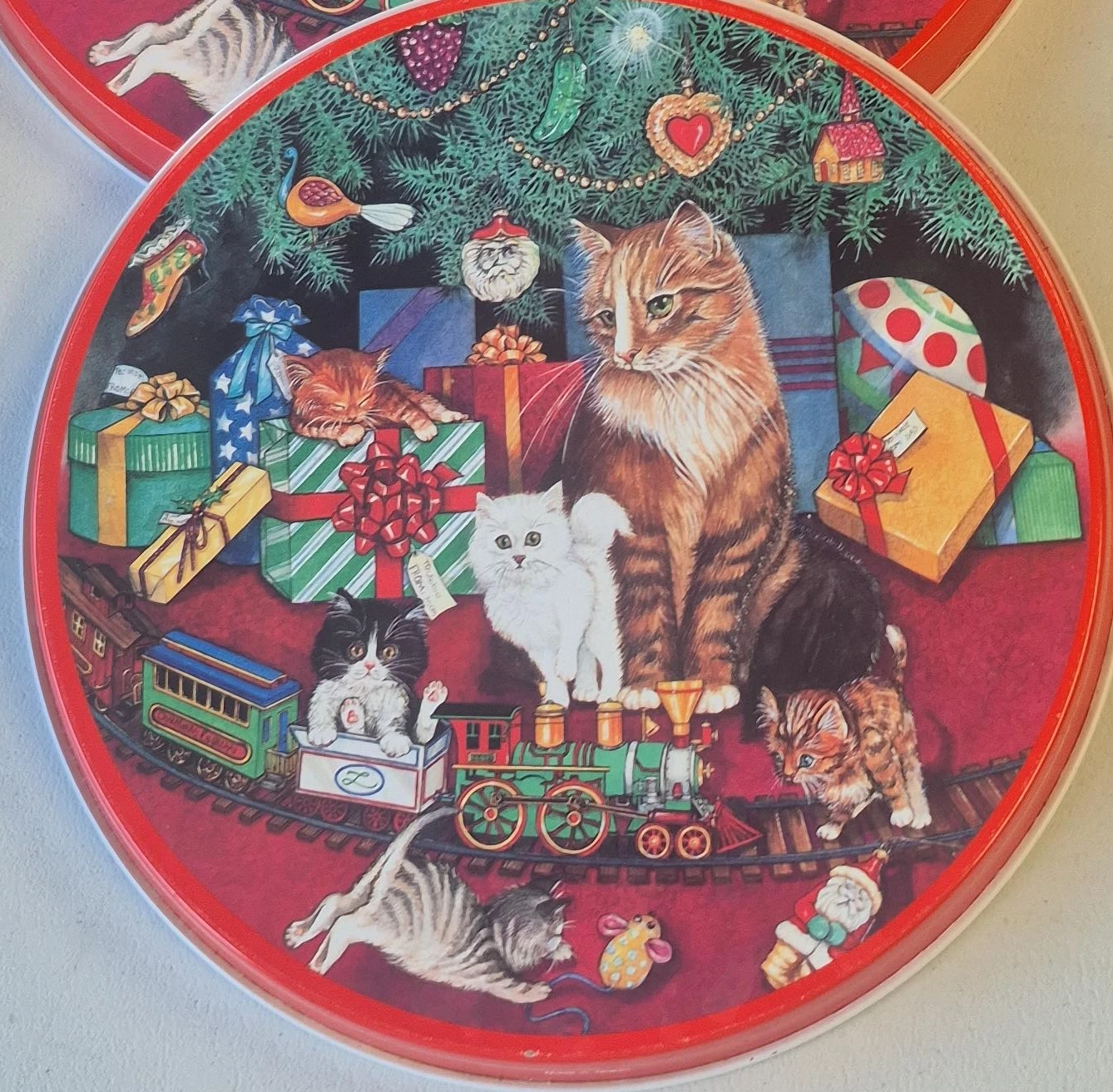 Christmas Stove Burner Cover Set of 4