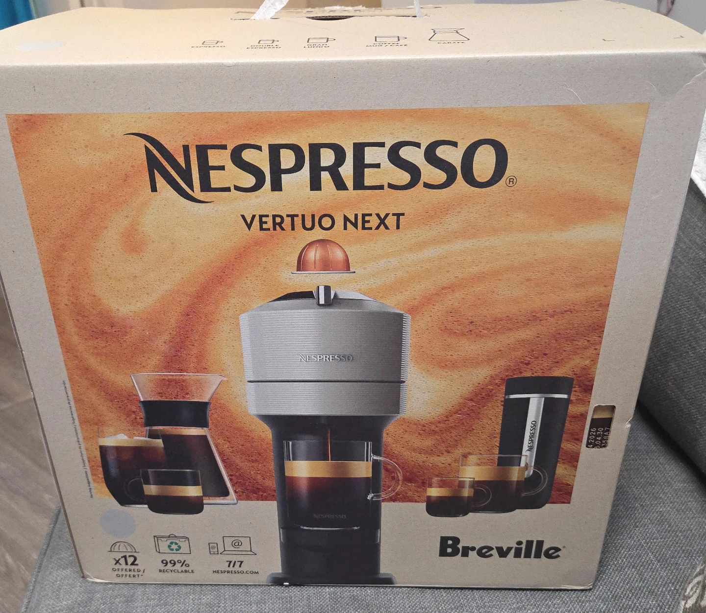 Nespresso Vertuo Next Coffee Machine by Breville