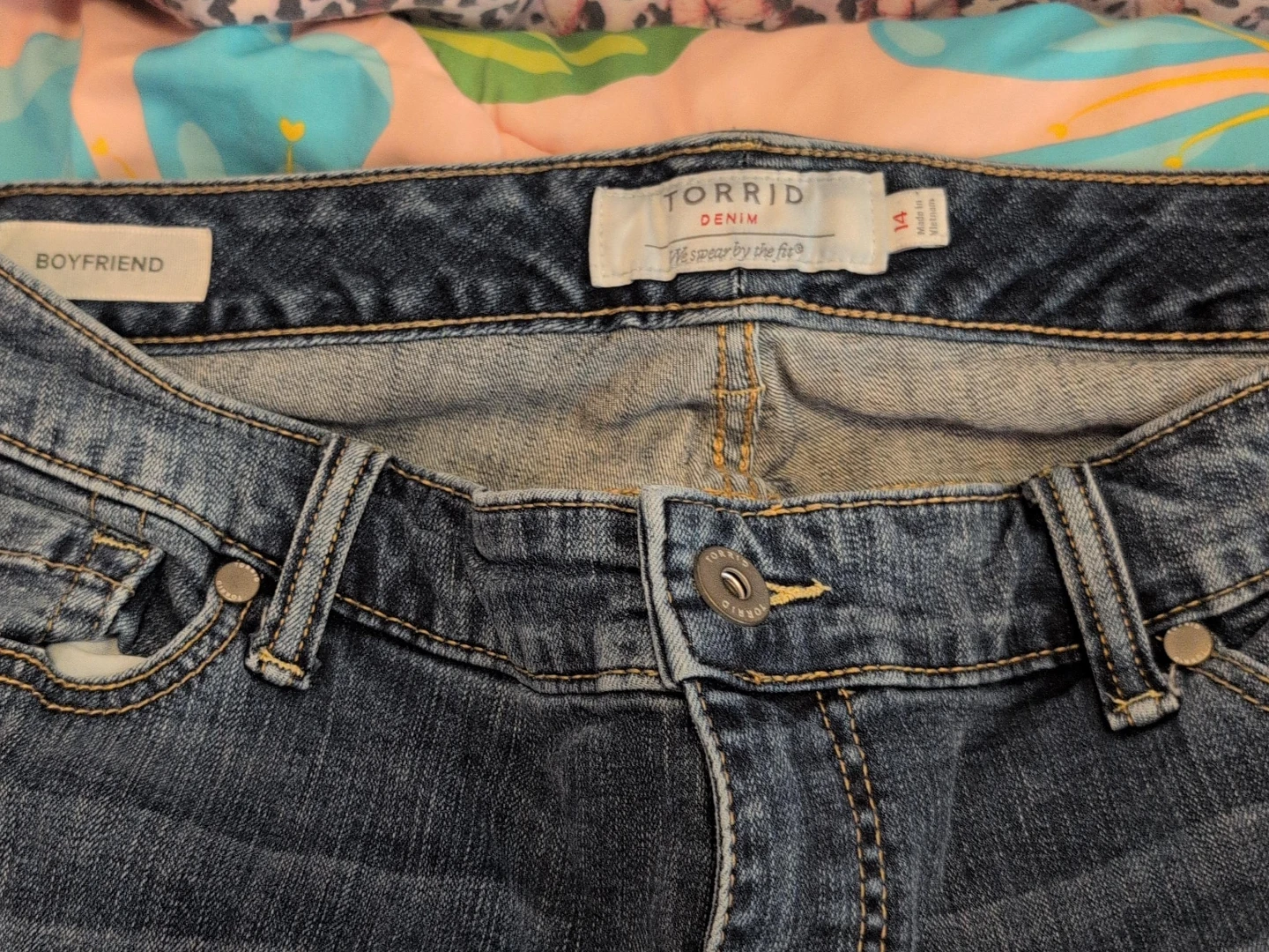 Torrid Denim Boyfriend Jeans Size 14