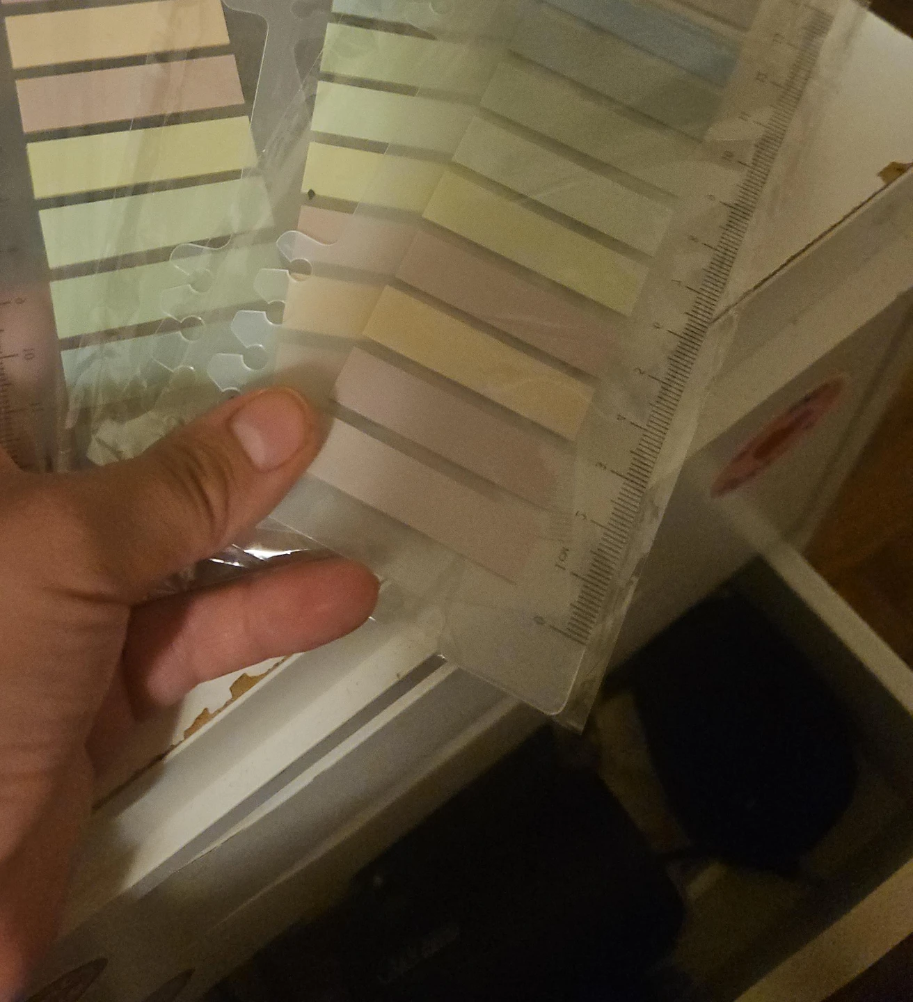 Sticky Tabs & Ruler Set - Assorted Pastel Colors