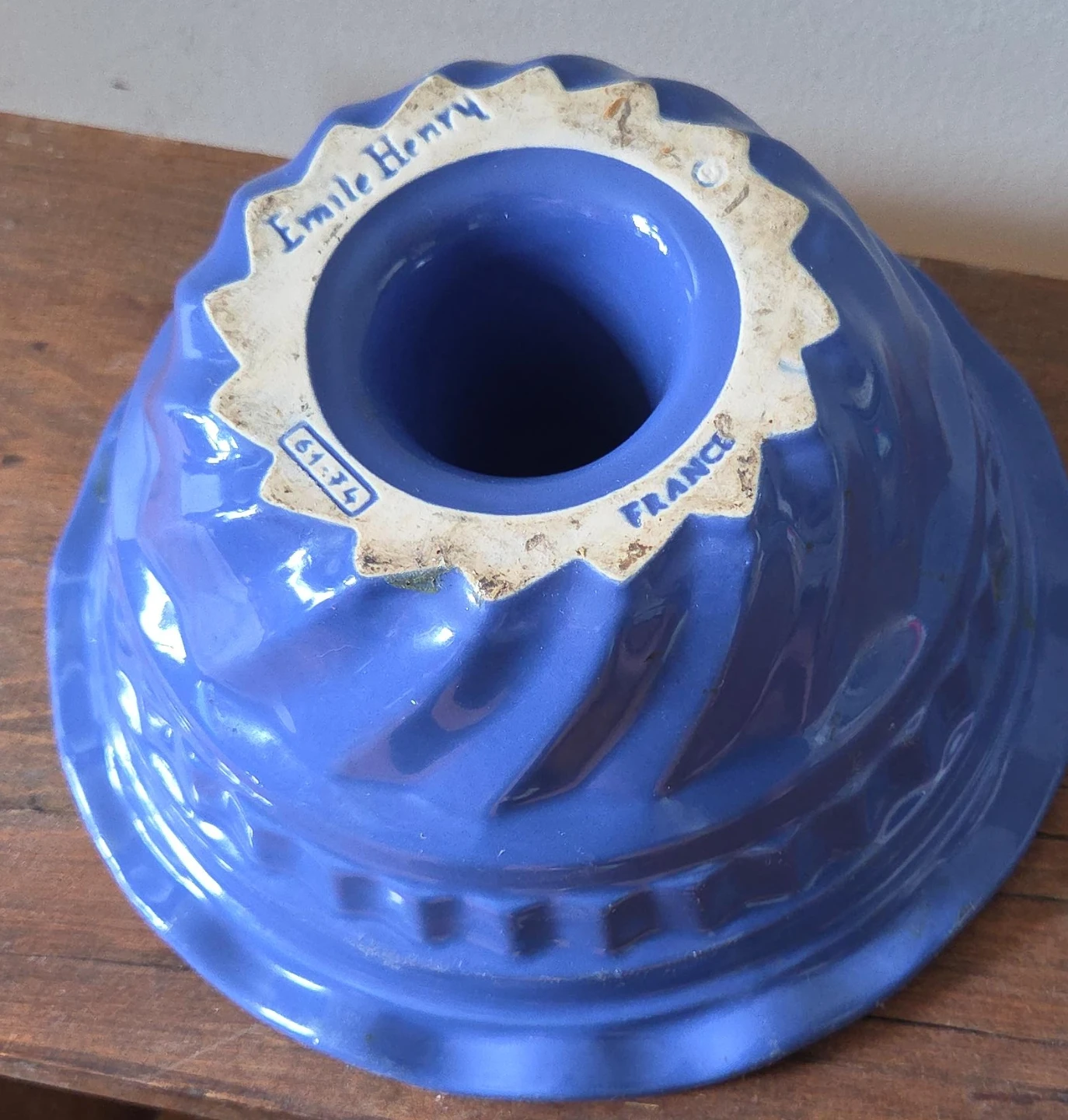 Emile Henry Blue Bundt Pan