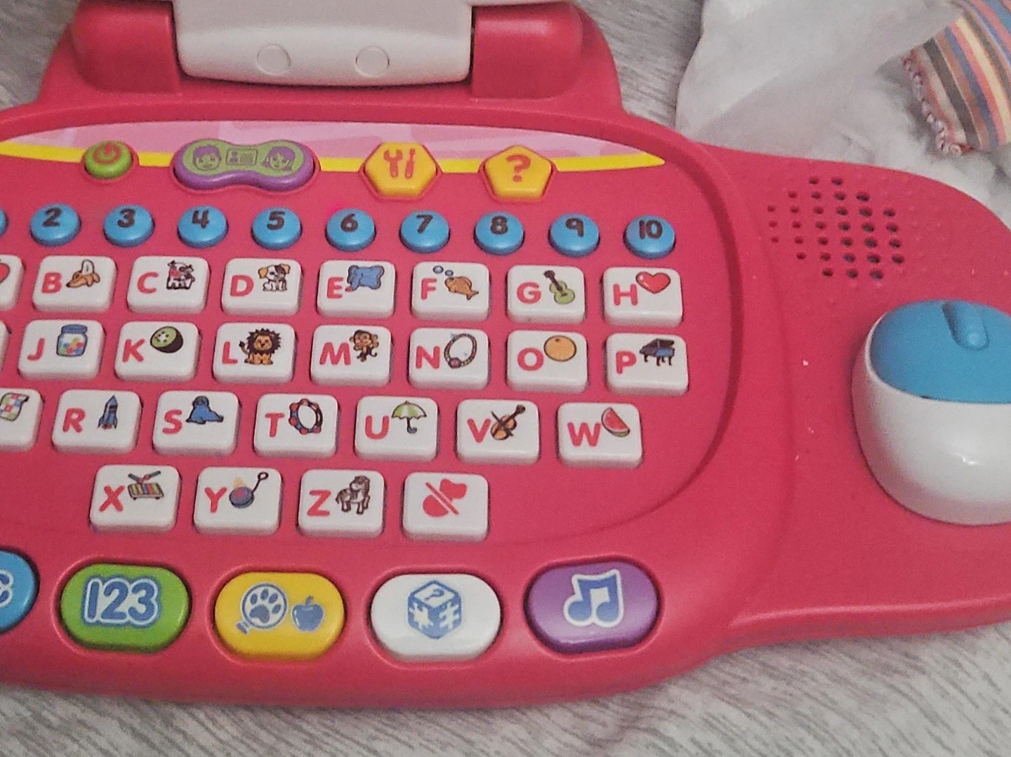 Pink Learning Laptop Toy