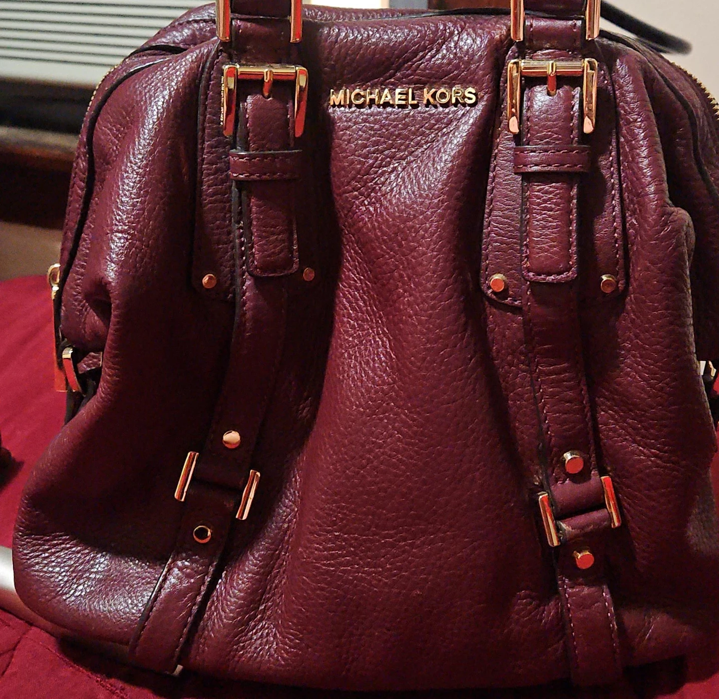 Michael Kors Leather Satchel Handbag - photo 4