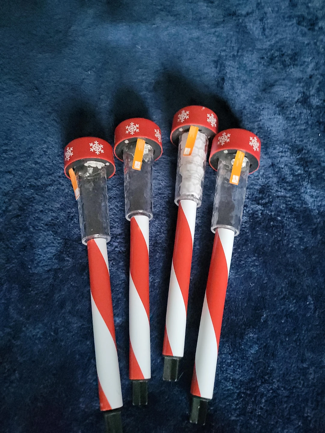 Set of 4 Candy Cane Moon lights