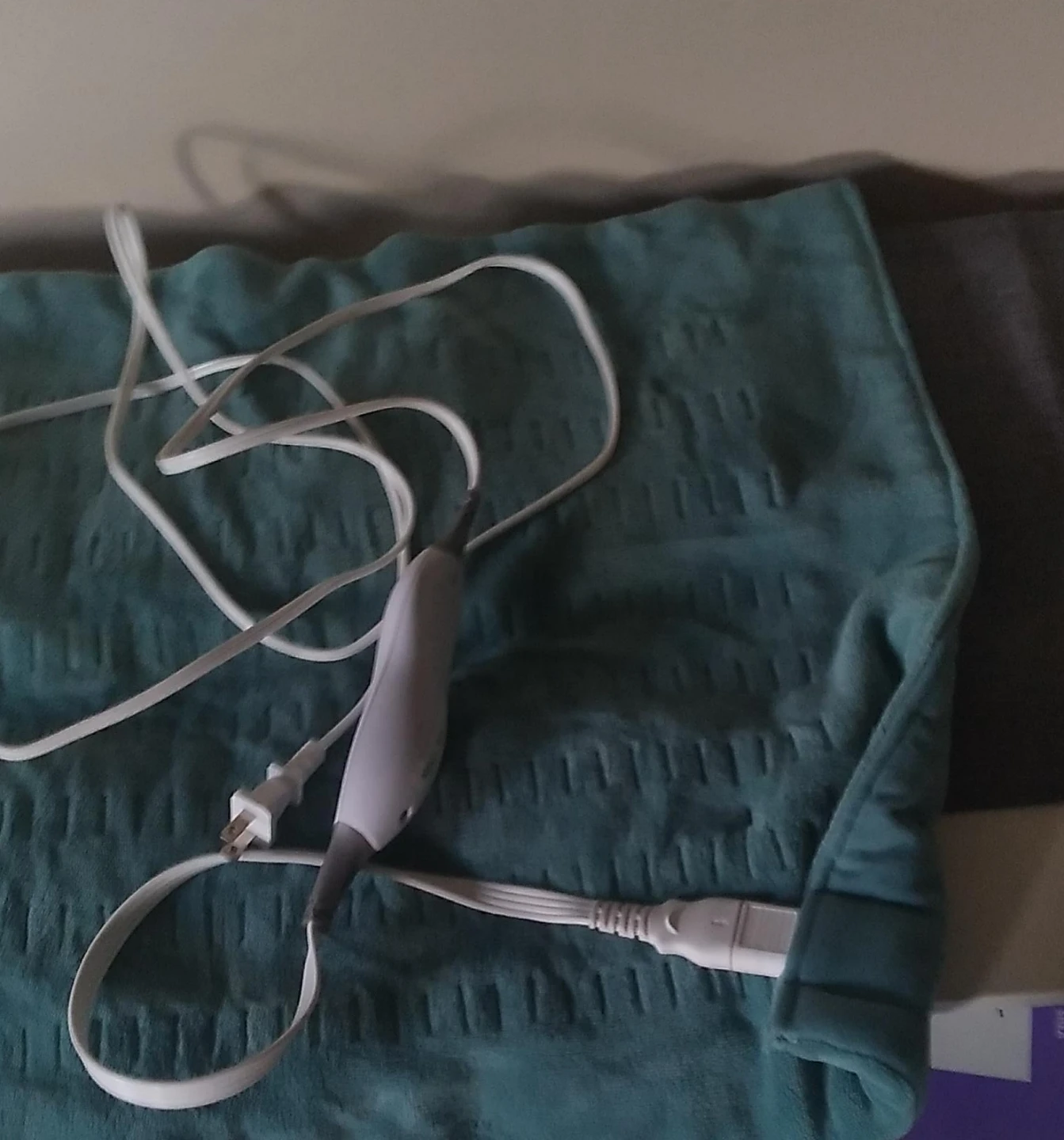 Teal Electric Heating Pad