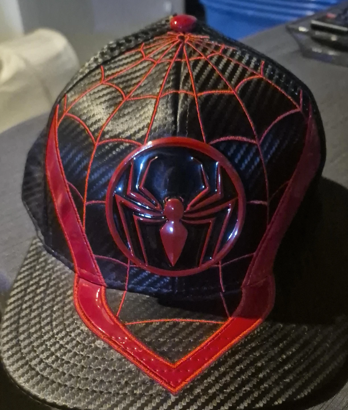 Spiderman snapback hat