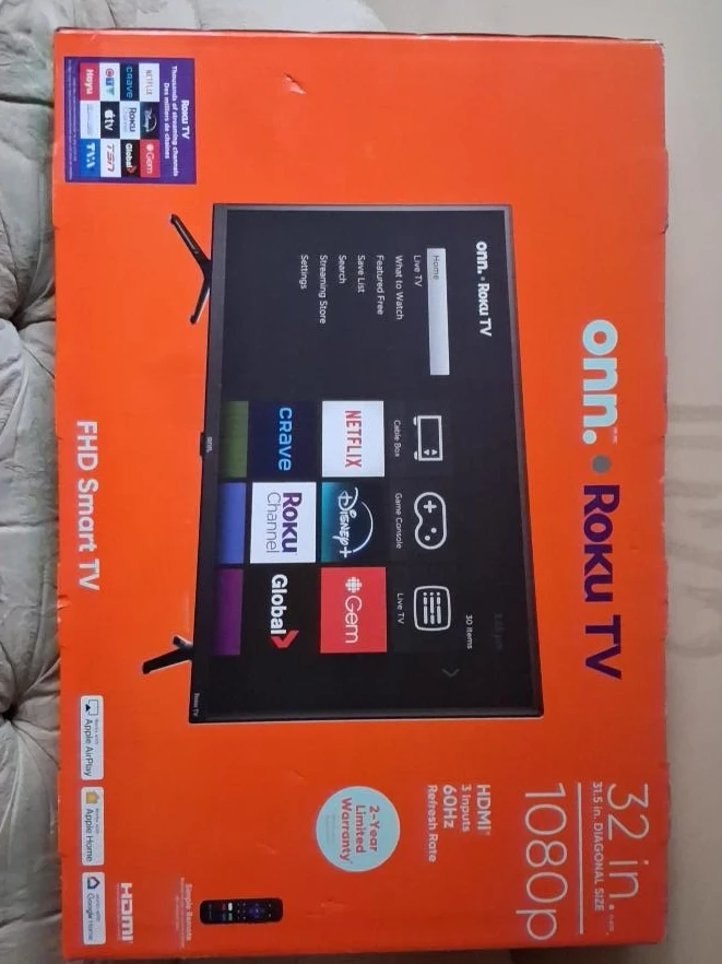 Onn. 32-inch Roku FHD Smart TV