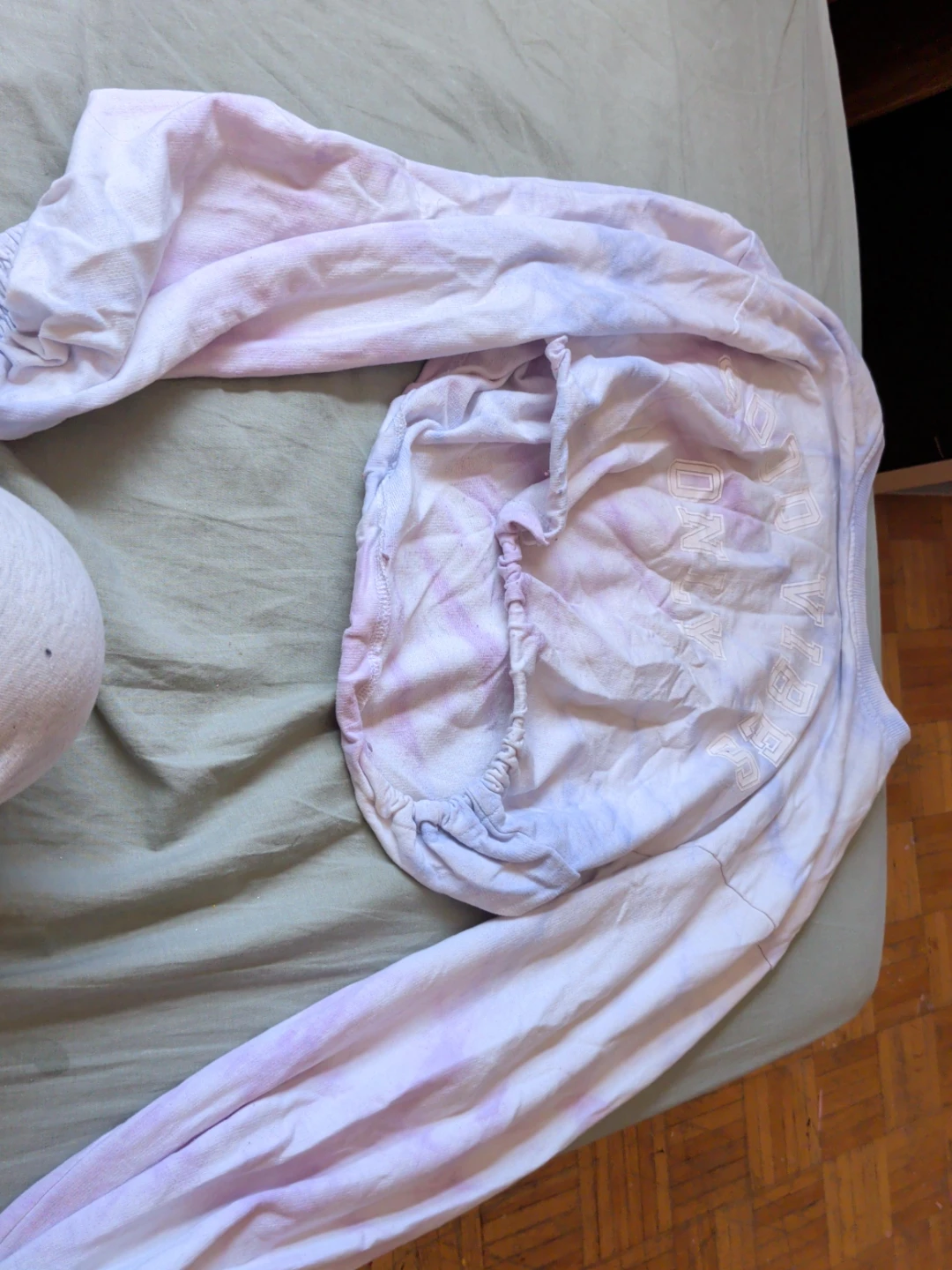 Pink & Blue Tie-Dye Long Sleeve Shirt