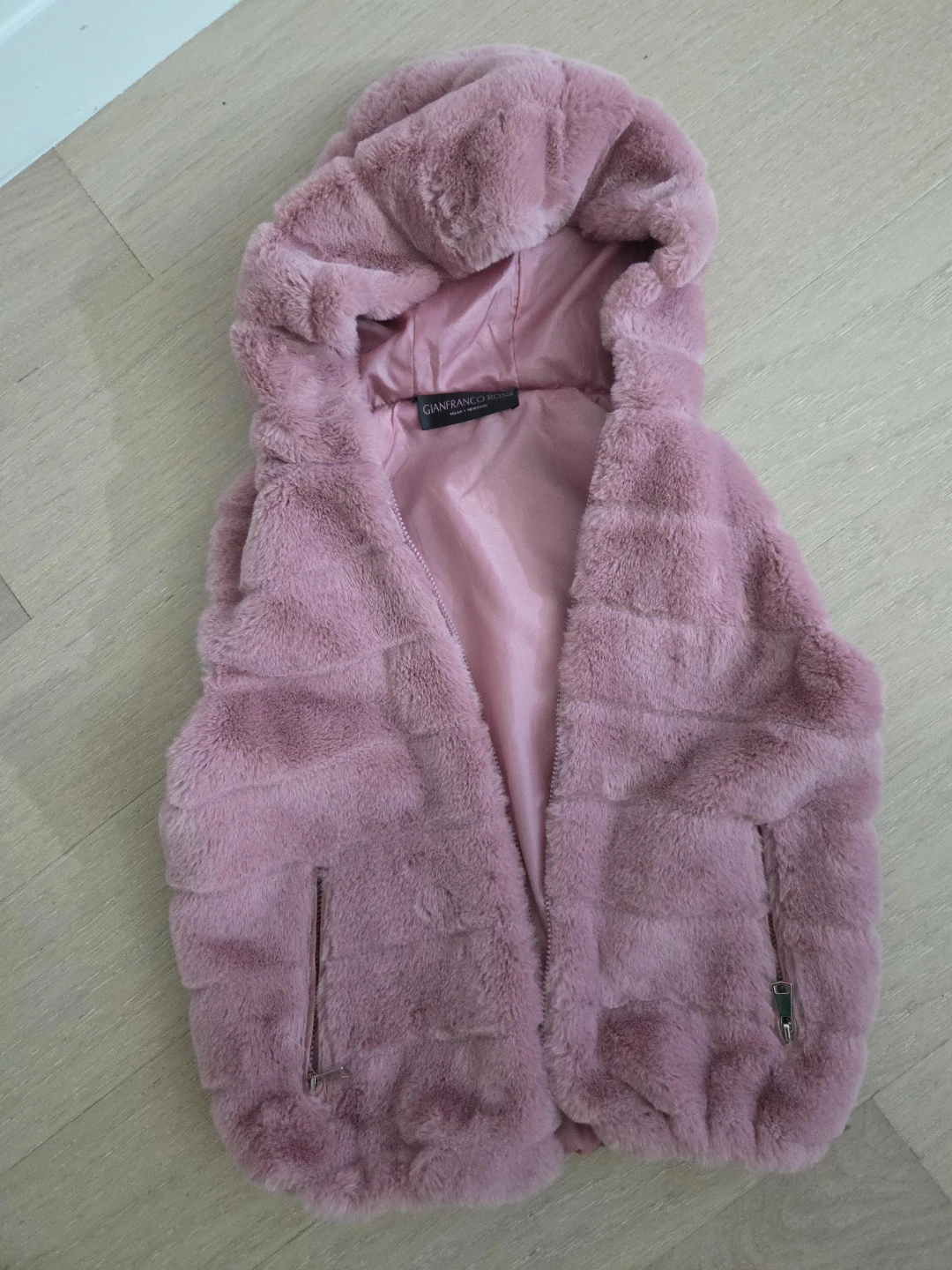 Gianfranco Rossi Faux Fur Vest (Pink)
