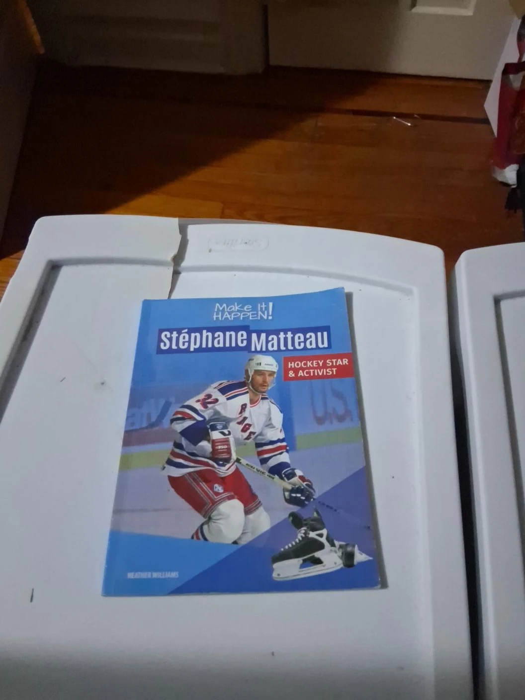 Stephane Matteau Hockey Star & Activist Book - Autographed