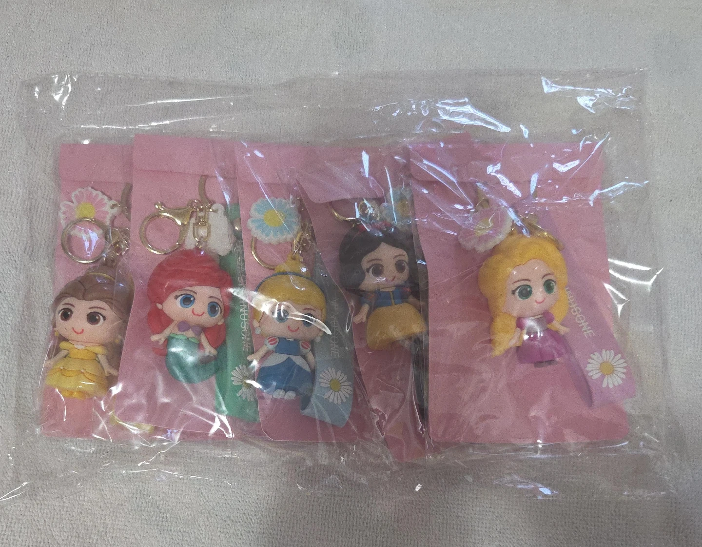 Disney Princess Keychain Set