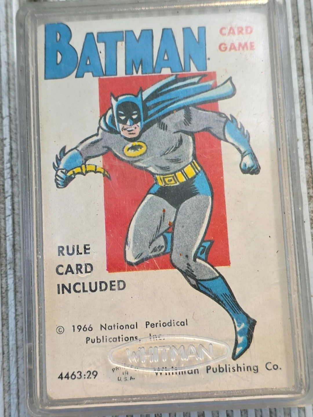 Batman Card Game and Mickey Mouse Playing Cards