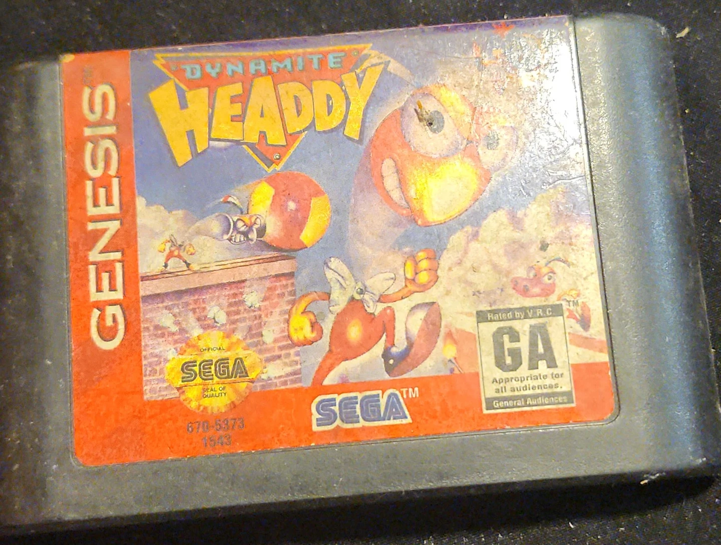 Dynamite Headdy Sega Genesis Game