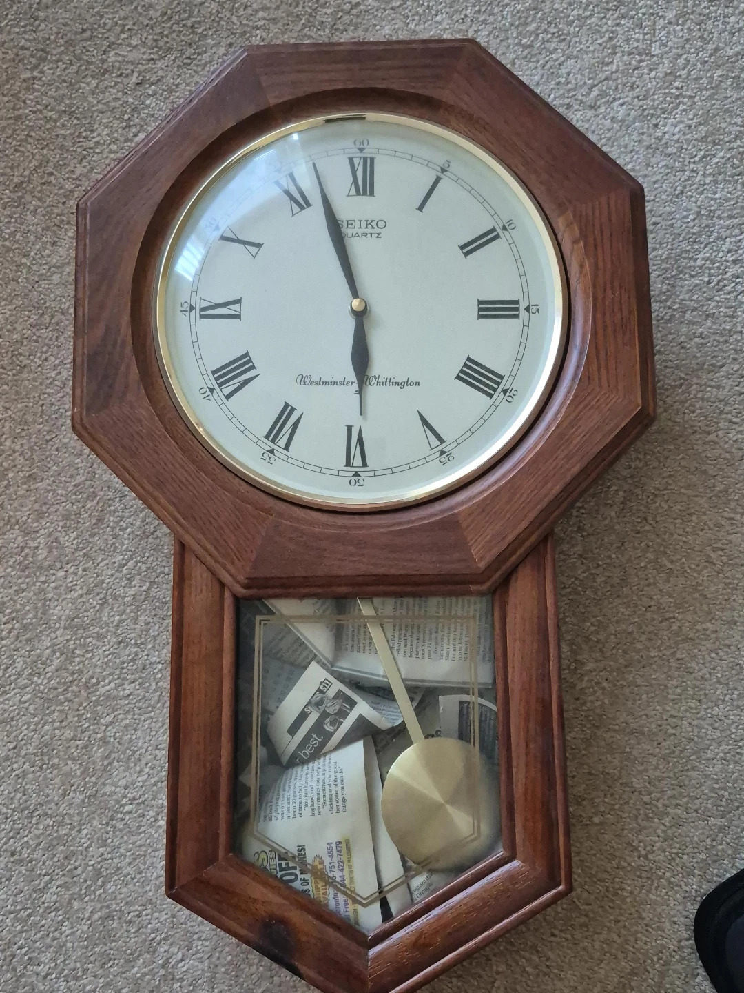 Seiko Westminster clock