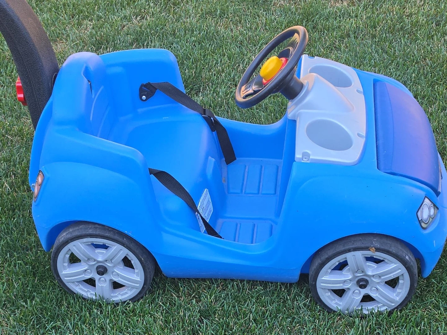 Step2 blue push car with handle