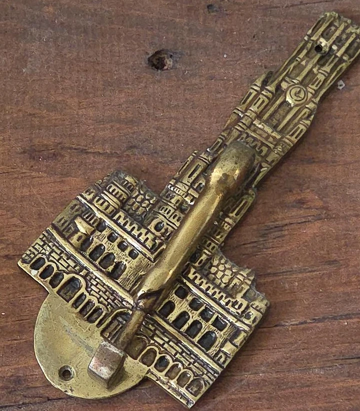 Colosseum Design Brass Door Handle