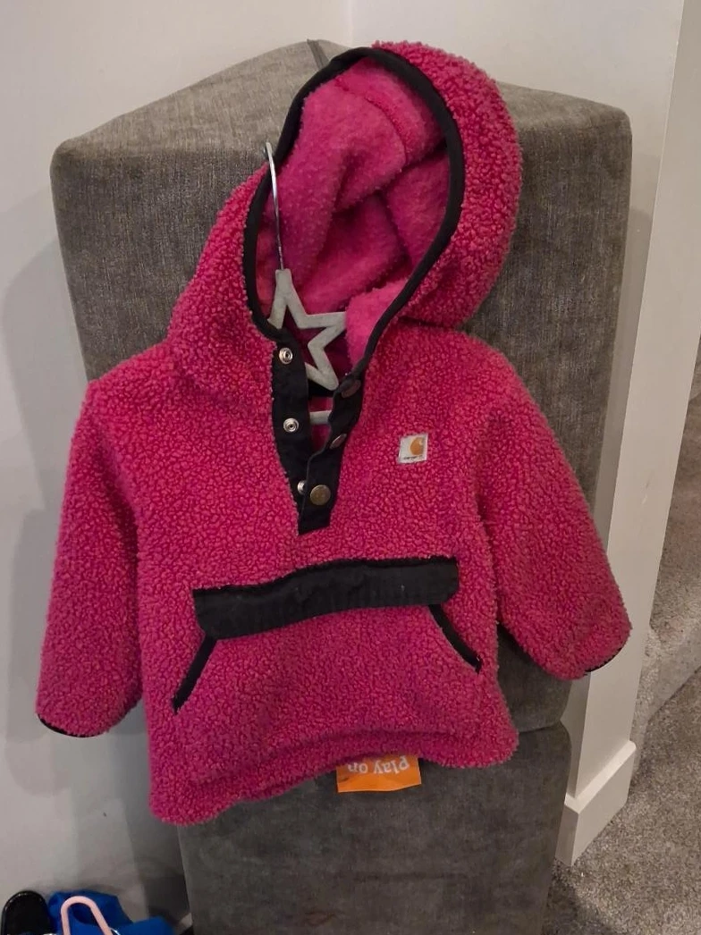 Carhartt Pink Fleece Hoodie