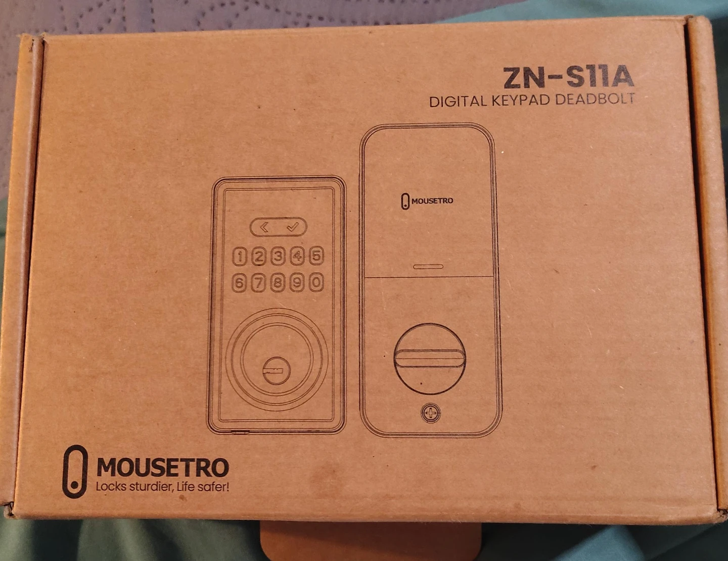MOUSETRO ZN-S11A Digital Keypad Deadbolt NIB $30 OBO