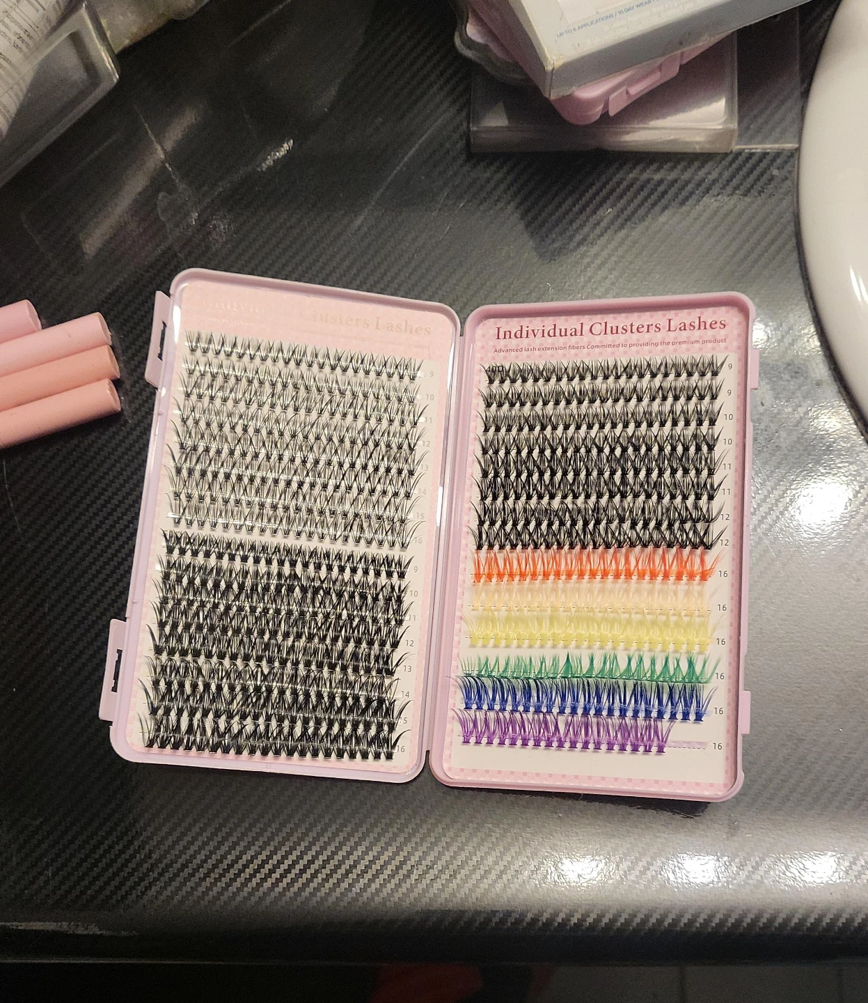 Individual Clusters Lashes - Mixed Sizes & Colours