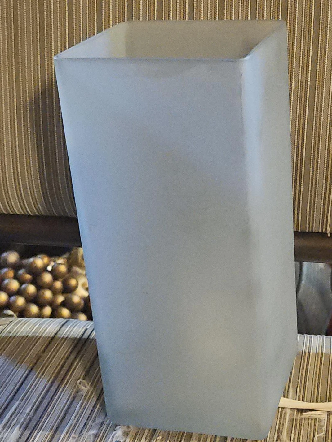 Frosted Glass Vase