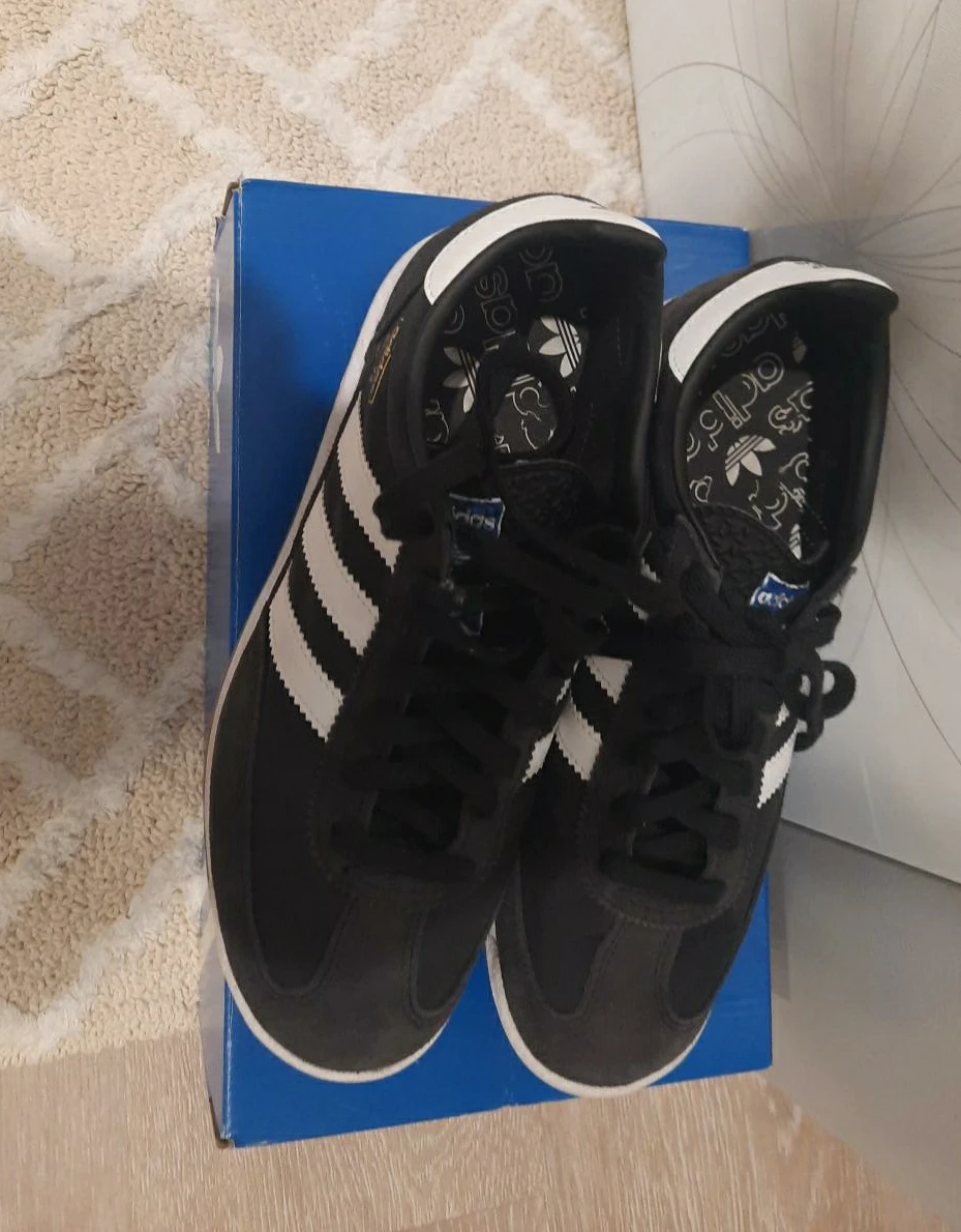 Adidas SL 72 Sneakers - Black/White - Size 7 US Men's