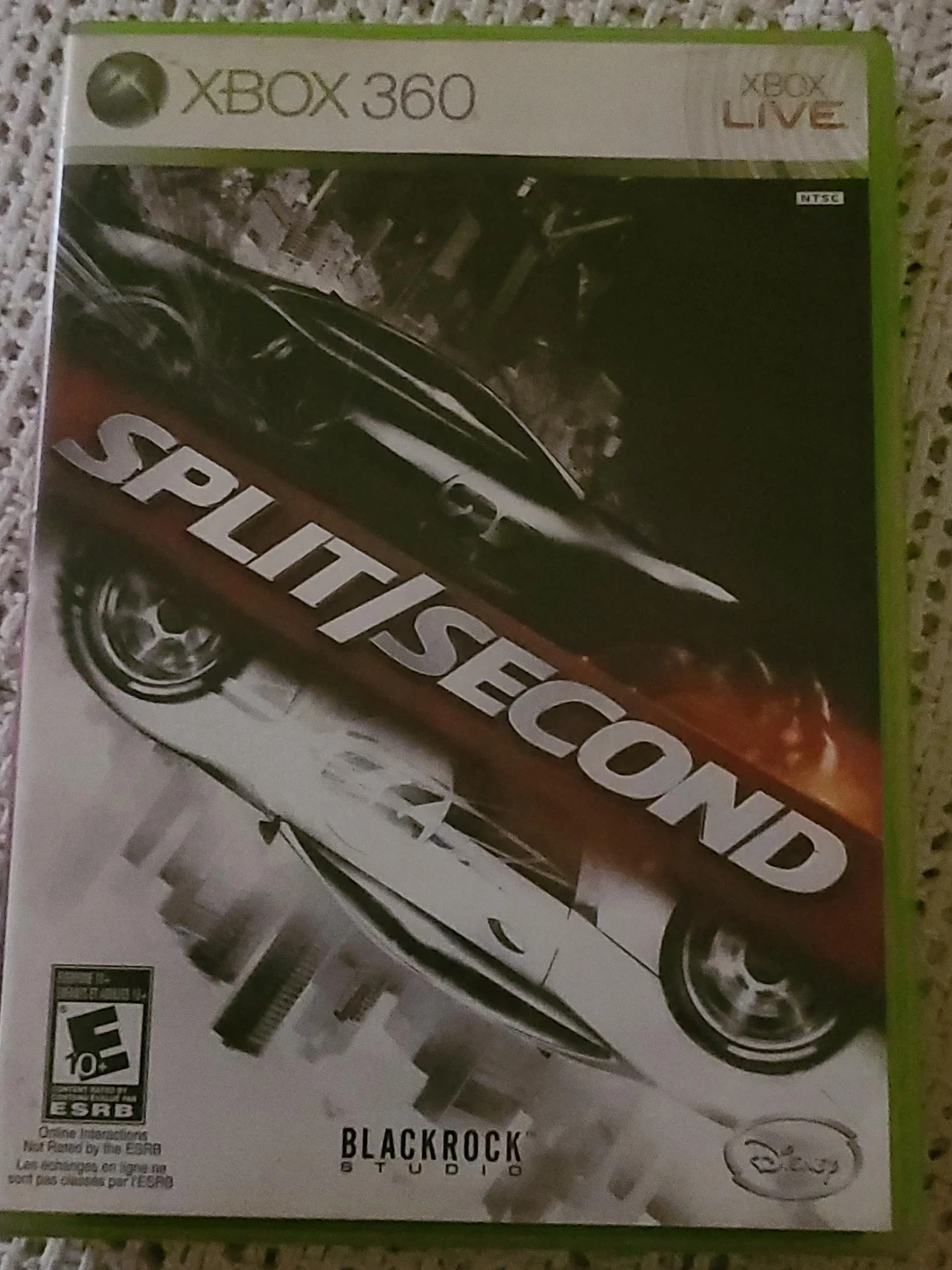 Xbox 360 Split/Second Video Game