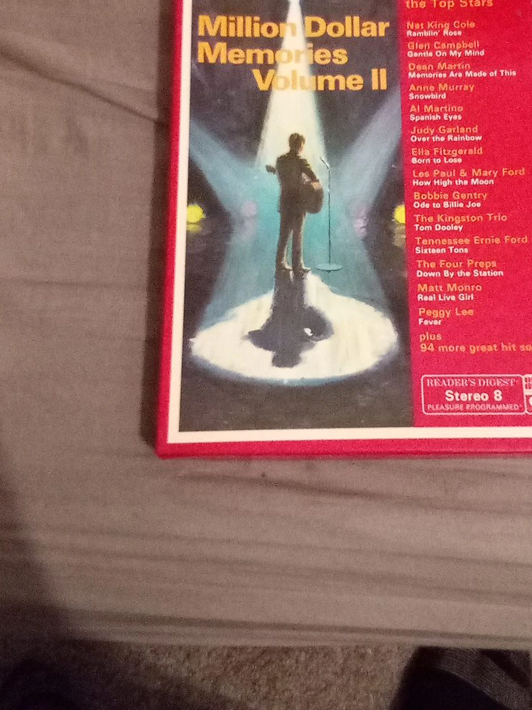 Reader's Digest Million Dollar Memories Volume II Music Tapes