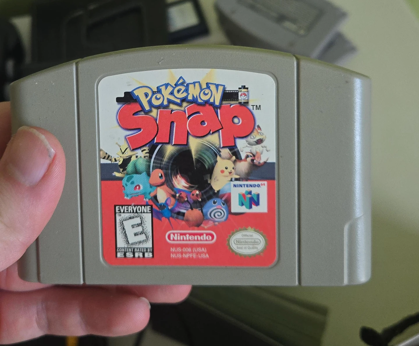 Nintendo 64 Pokémon Snap Game Cartridge