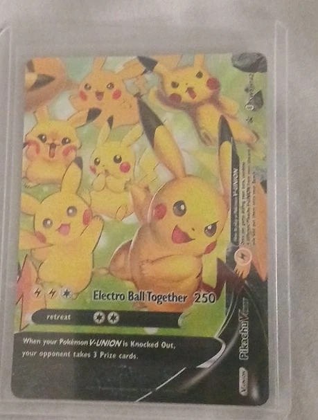 Pokemon TCG Electro Ball Together Pikachu V Card