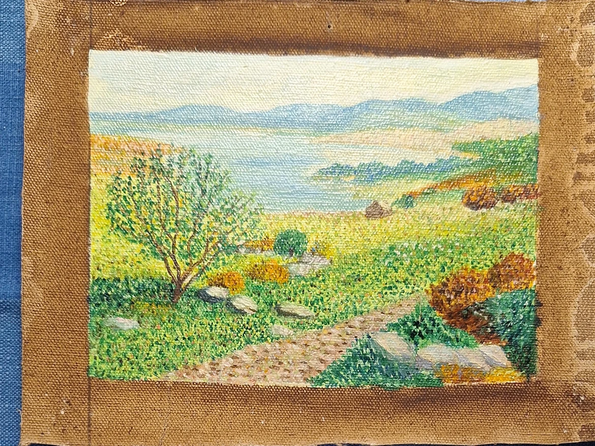 Vintage Landscape Oil Painting