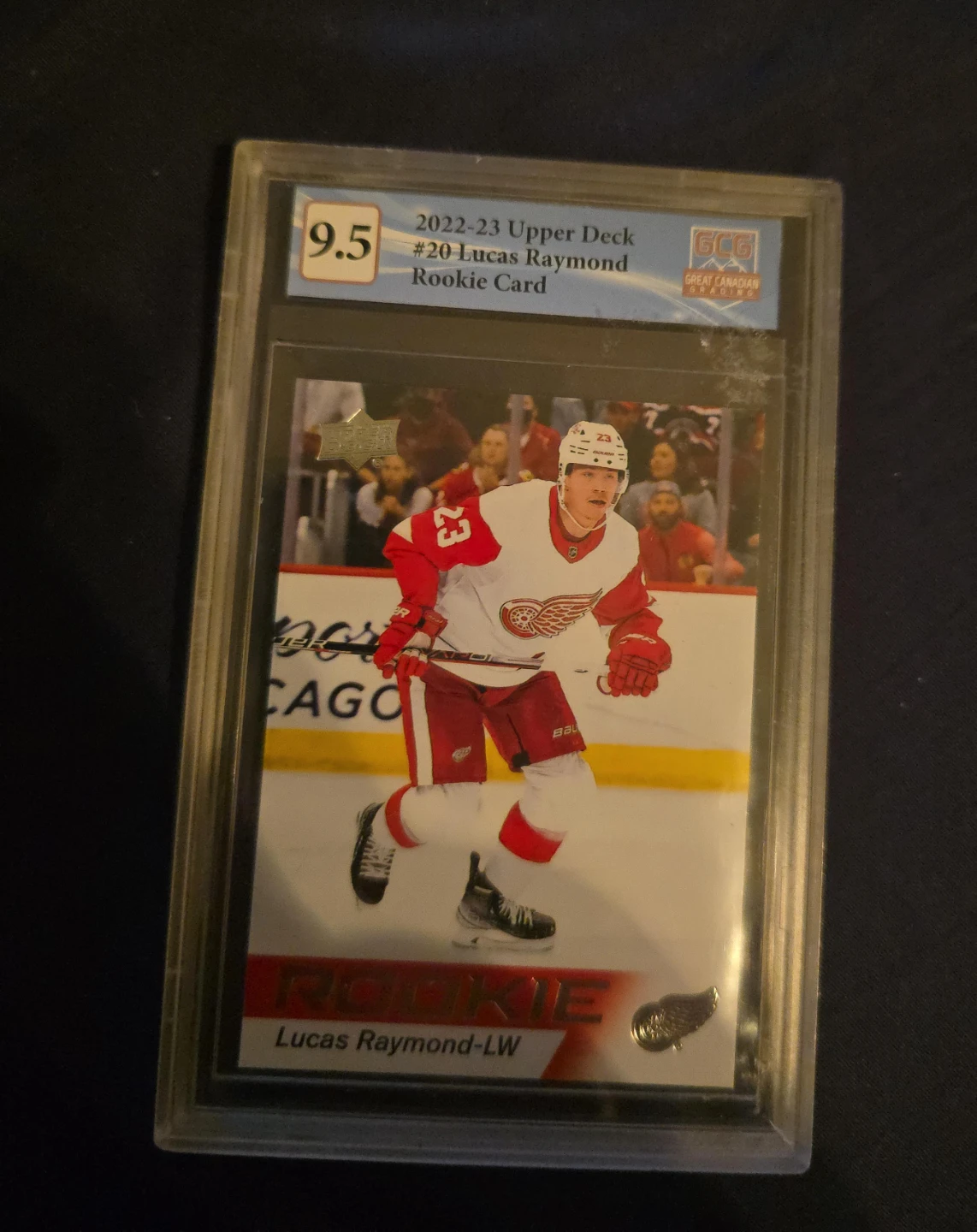 2022-23 Upper Deck Lucas Raymond Rookie Card #20