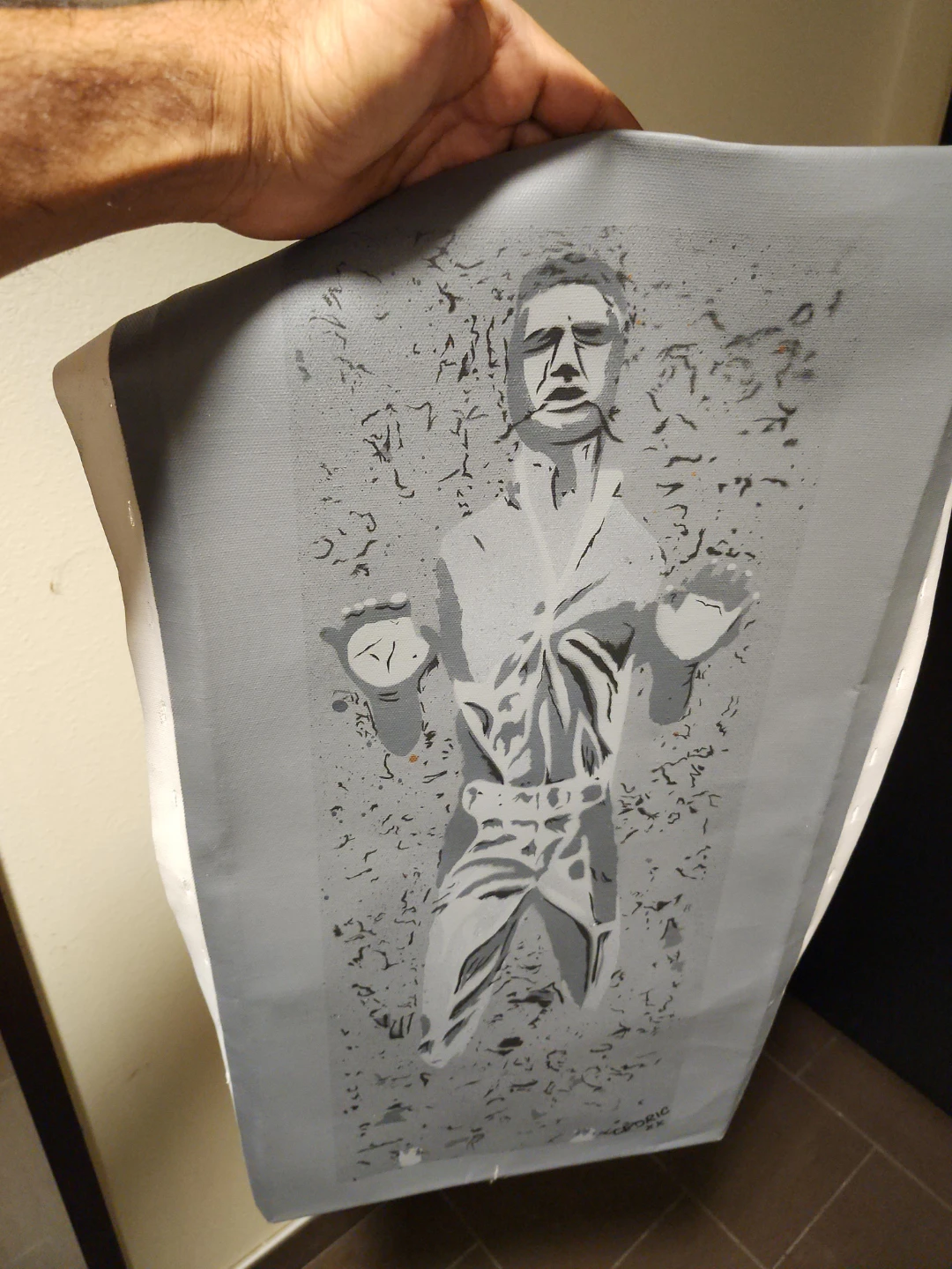 Star Wars Han Solo in Carbonite Wall Art