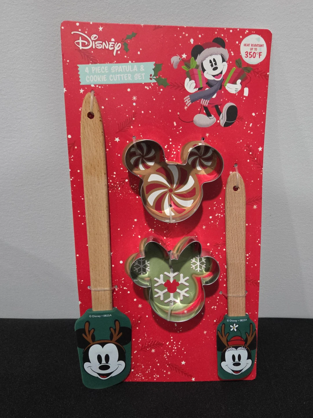 Disney 4 Piece Spatula & Cookie Cutter Set