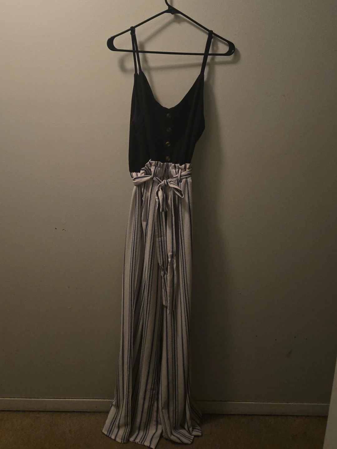 Women's Striped Jumpsuit