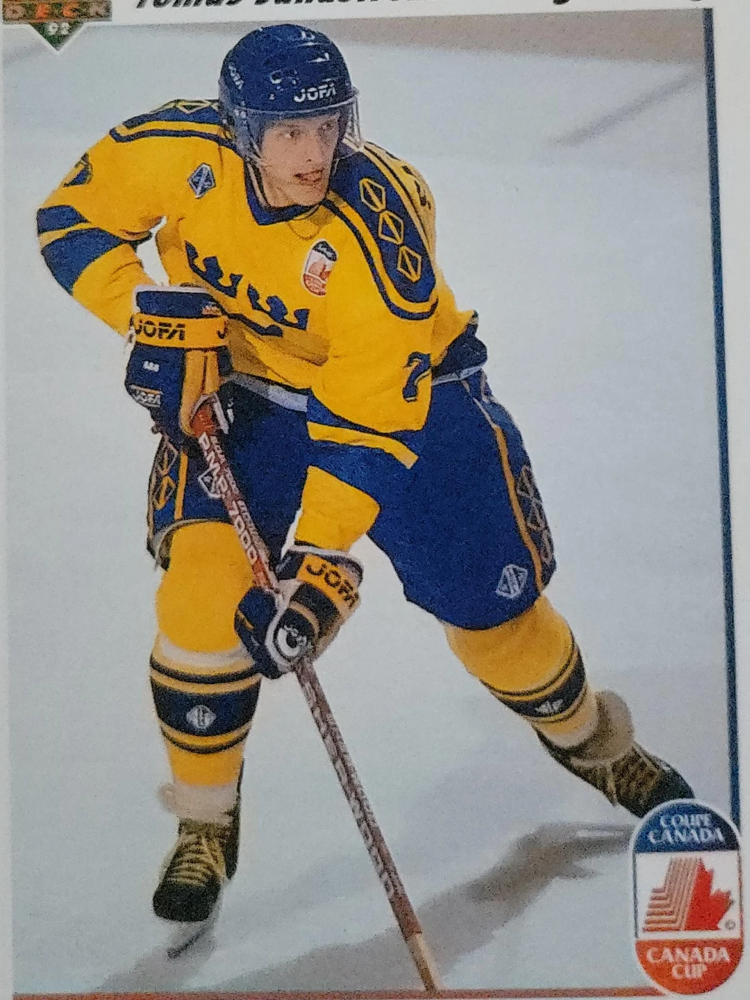 Tomas Sandstrom 1992 Upper Deck Hockey Card