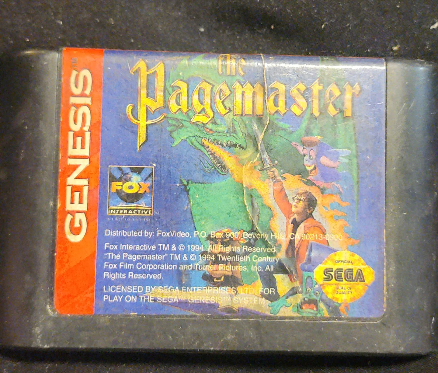 The Pagemaster Sega Genesis Game
