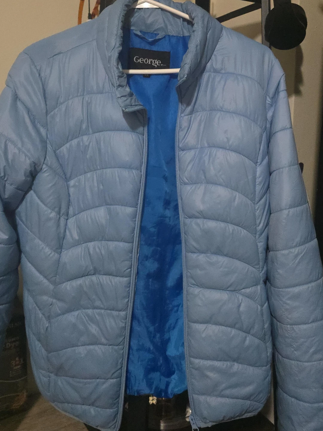 George Puffer Jacket - Light Blue