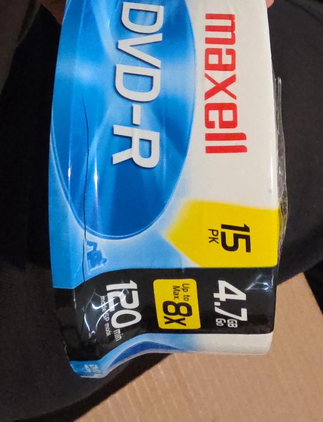 Maxell 15pk DVD-R 4.7GB