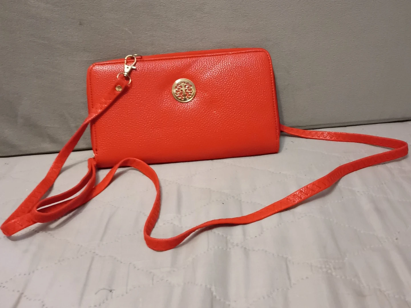 Red Wristlet Clutch