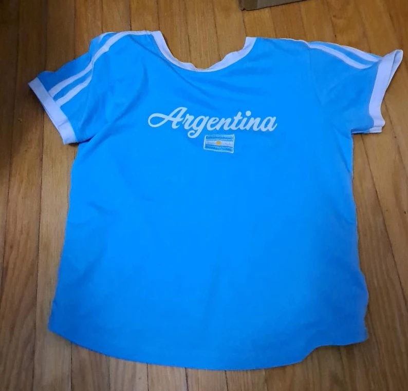 Blue Argentina T-Shirt Medium