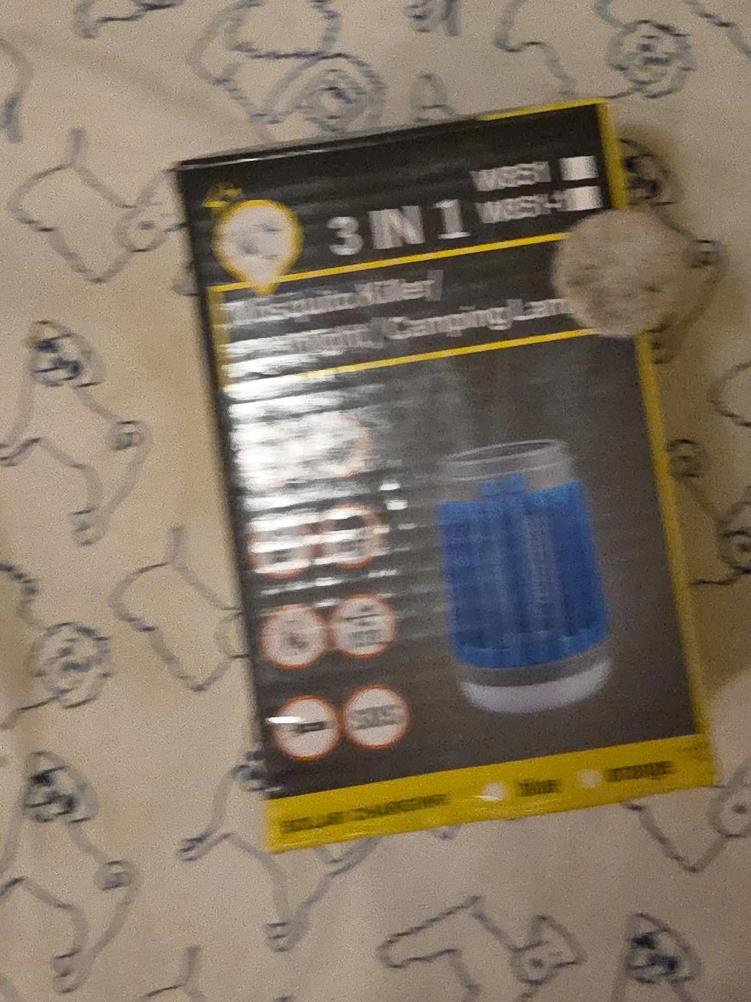 3-in-1 Mosquito Killer, Flashlight, Camping Lamp