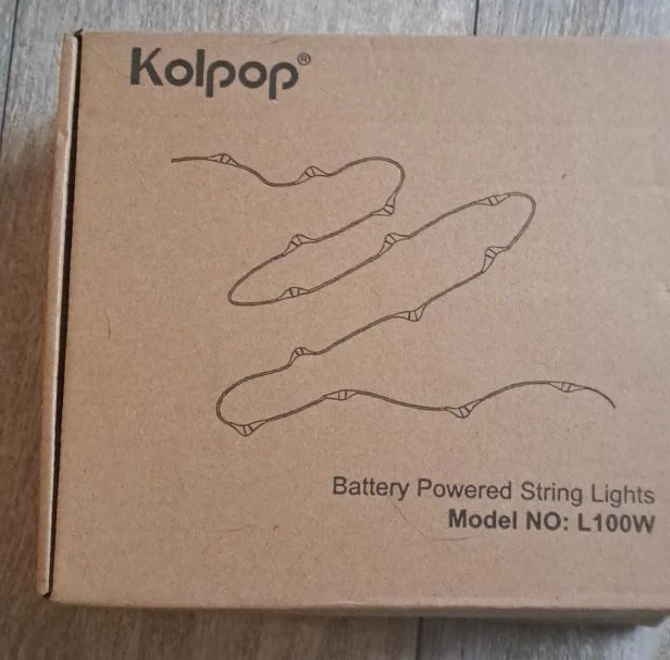 Kolpop Battery Powered String Lights L100W