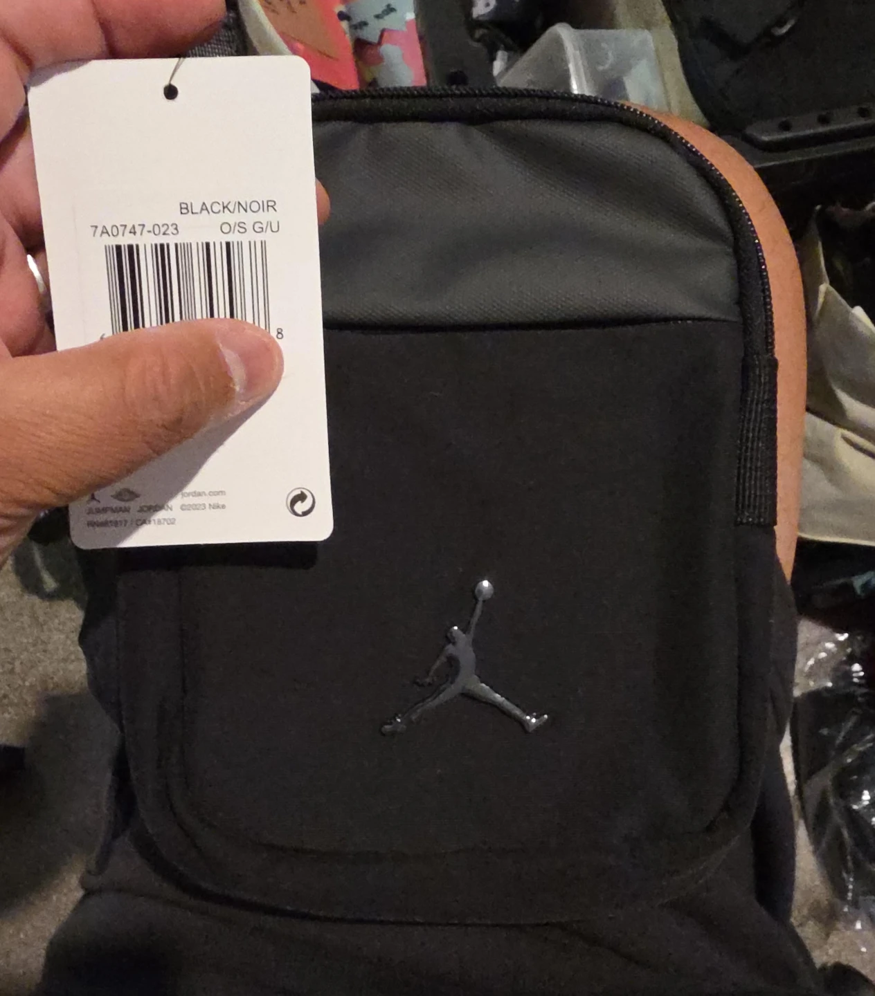 Jordan Jumpman Crossbody Bag Black - photo 2