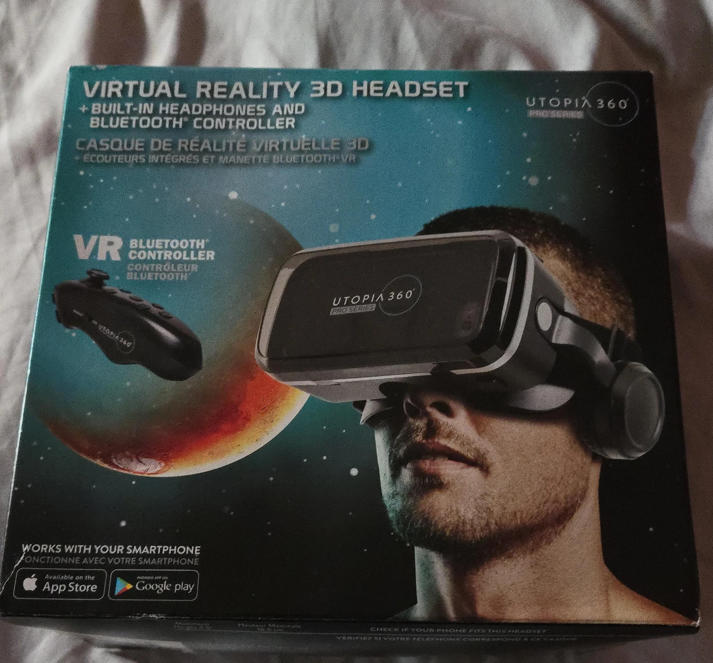 Utopia 360 Pro Series Virtual Reality 3D Headset