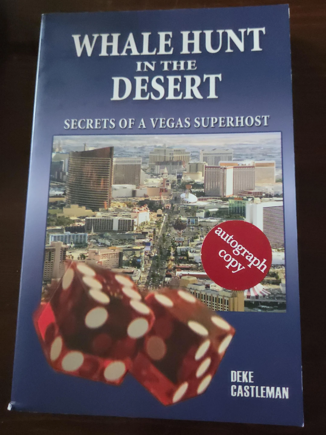 Autographed,  Whale Hunt in the Desert