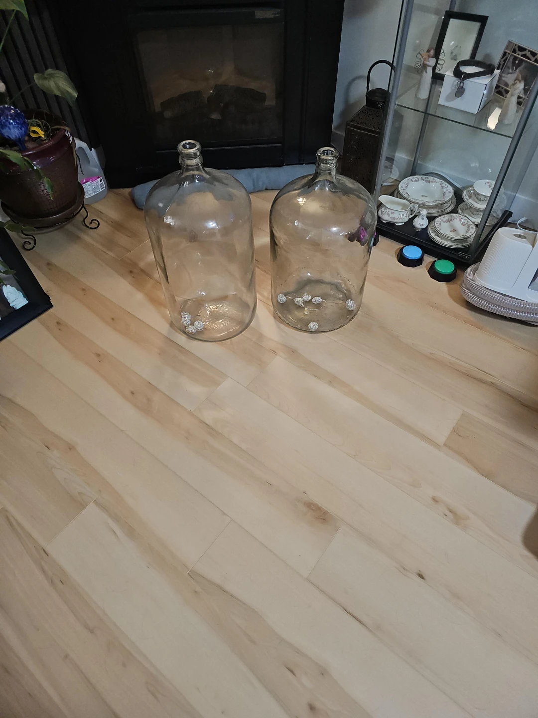 2 Large Glass Carboys Jugs