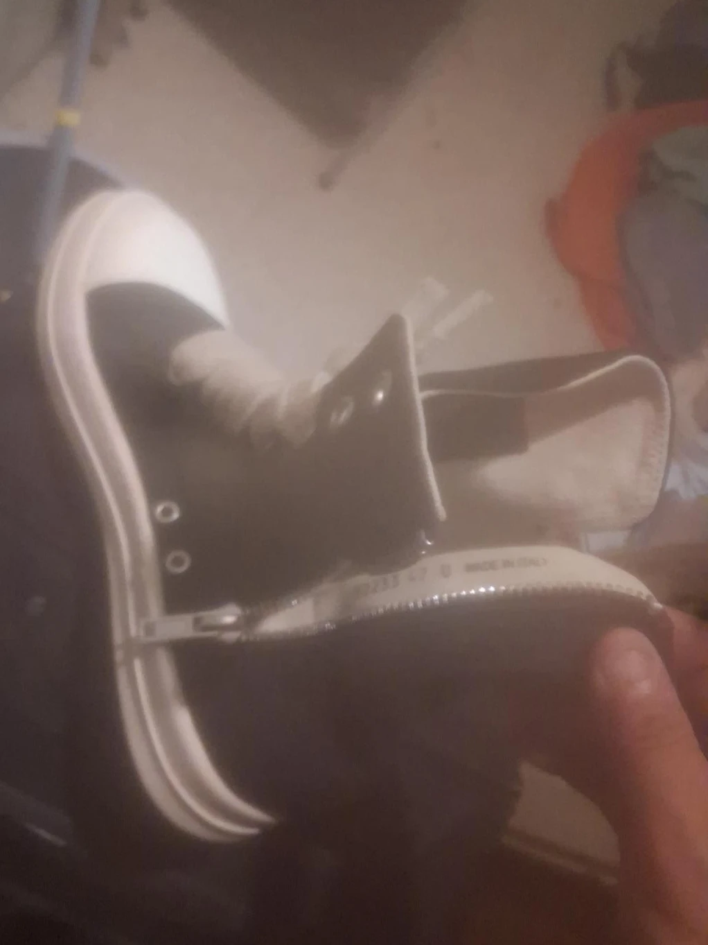 Rick Owens "Dunk" High Top Sneakers