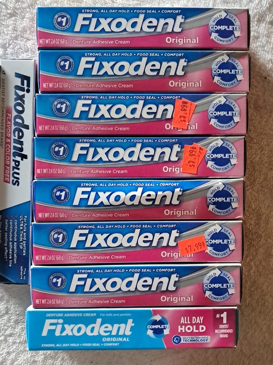 Fixodent Original Denture Adhesive Cream (2.4 oz)